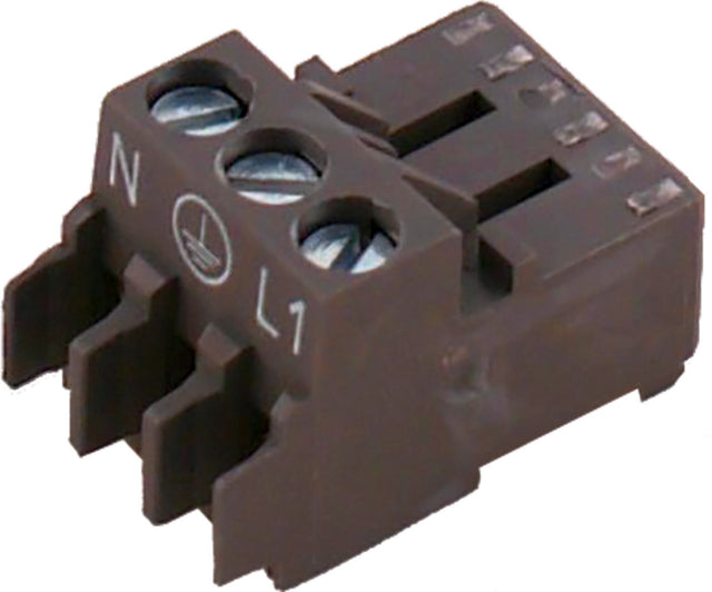 Wolf Ersatzteil Gegenstecker braun 3-polig Rast5 für Regelung für TGK, TGK-B | Art.-Nr. 279407299
