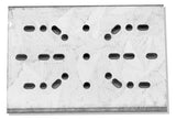 WALRAVEN Fixierplättchen BISMAT 70x52x1 sverz., Zubehör zu BISMAT Schiene