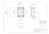 SPELSBERG Leergehäuse Kst IP66 ET48mm TK PC 1811-6f-o B111xH180xT63mm geschl