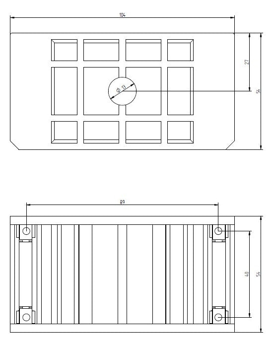 GROTHE UP-Kasten 104x52x54mm UPK 801