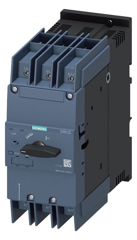 SIEMENS Leistungsschalter 50A 3p IP20 3RV2742-5JD10 Einb