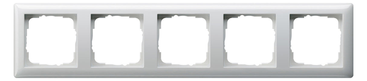 GIRA Rahmen 5f rws glz Kst f.GEB-K Standard 55 021503
