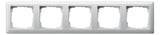 GIRA Rahmen 5f rws glz Kst f.GEB-K Standard 55 021503