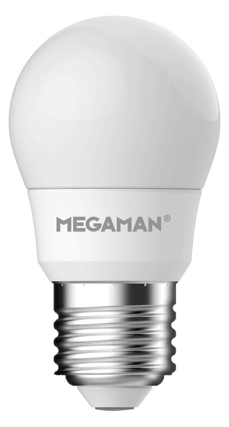 MEGAMAN LED-Kugellampe E27 3,8W 2800K ws MM21011 250lm G opal dim 330° AC