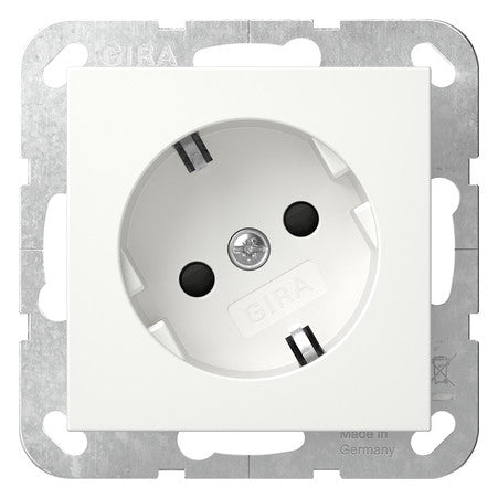 GIRA Steckdose 1f rws mt UP m.BS IP20 System 55 441827