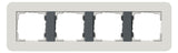 GIRA Rahmen 4f hgr/anth Kst Gira E3 0214421