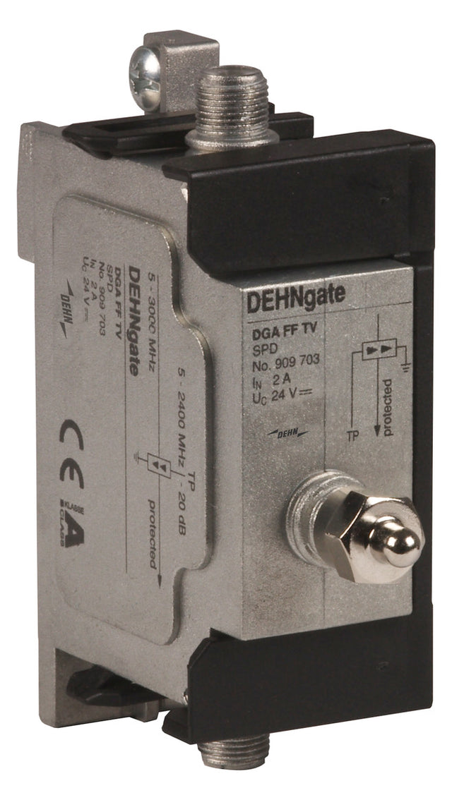 DEHN SE Ableiter Typ3 0-24VDC 2A TS35 DGA FF TV UHF-Connector 300Va-gnd