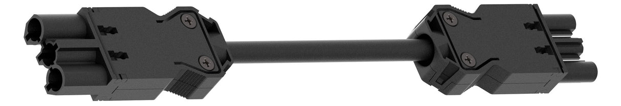 BACHMANN Verbindungskabel 3p H05VV-F sw 375.055 1,5qmm L3000mm