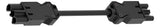 BACHMANN Verbindungskabel 3p H05VV-F sw 375.055 1,5qmm L3000mm