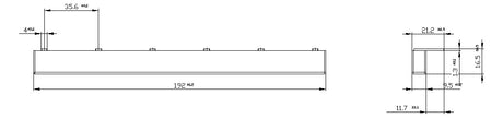 SIEMENS Sammelschiene 63A lamelliert 5ST3615-1 216x9,5x15,2mm