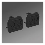 REGIOLUX Endkappe sw Kst L10,5mm H55,5mm SRTES sw RAL9005 B68,47mm