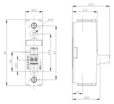 SIEMENS Leistungsschütz 1S 15-24VDC REG 3RF2120-1AA02