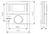 ALRE-IT Sensor (HVAC) NTC m.Gehäuse FTRFBu180.117/V2 5-30°C