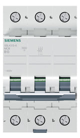SIEMENS Leitungsschutzschalter UC B 13A 5SL4313-6 3p 400V 3TE 50Hz IP20