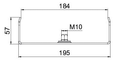 BETTERMANN Wand-/Deckenbügel eingeh 0,2N MAH 60 200 FSKSW Kabelrinne schraub