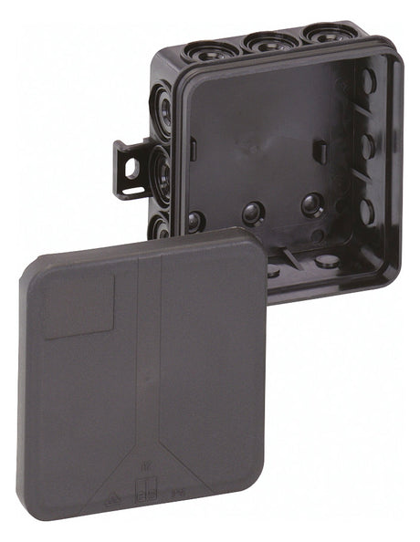 SPELSBERG Abzweigdose IP55 2,5qmm Kst i 12 -L/sw 85x85x37mm quadrat hfr