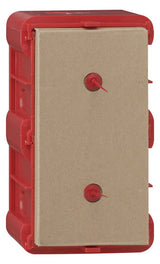 GIRA Gerätedose UP 162,5x92,5x64mm Kst E22 289200 quadrat Ausbrechöffnung