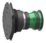 Hauff Universal-Wanddurchführung UDME m.PP-Rohr grün AD 110 mm Wandst. 365 mm | 3030300229