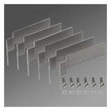 REGIOLUX Befestigungsset gr ST L120mm BBT 6 me B25mm H50mm