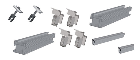 Sonnenkraft SK-AluFix 0 für 8x PV - silber | 4225