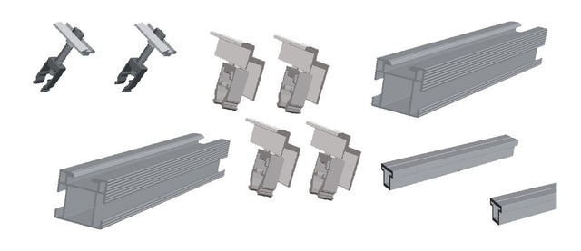 Sonnenkraft SK-AluFix 0 für 8x PV - silber | 4225