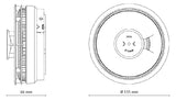 EI ELECTRONICS Rauchmelder 3V/DC VdS ws Ei6500-OMS autark 10J Batt