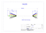 BACHMANN Herdanschlussleitung 3m 16A ws 116.272 5x1,5qmm IP20 Aderendh Aderendh