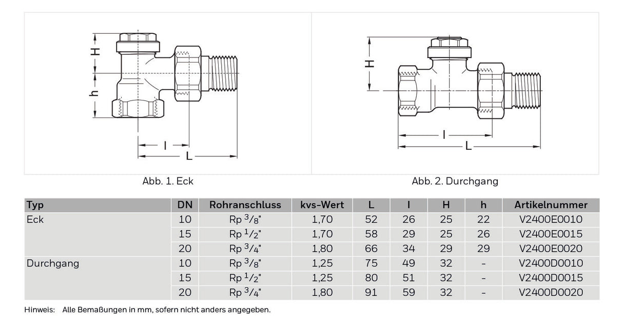 HONEYWELL Rücklaufverschraubung Verafix Messing, vernickelt, Eck, 1/2"