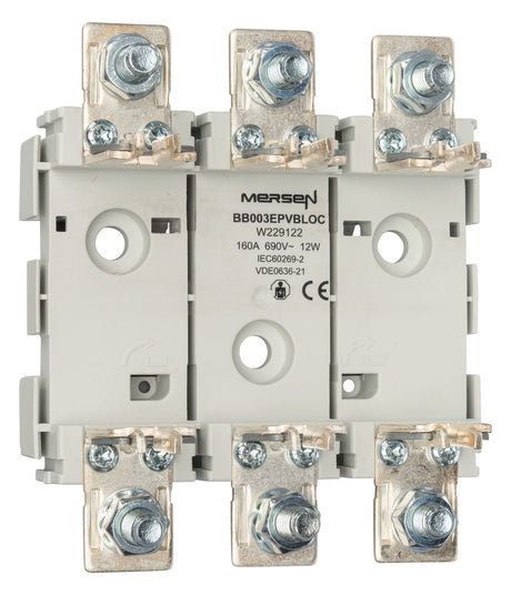 MERSEN NH-Sicherungsunterteil 3p NH00 BB003EPVBLOC 160A