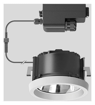 BEGA LED-Deckeneinbauleuchte 28W 3000K 24247WK3 2925lm ws Konv DALI