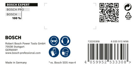 BOSCH-EW Hammerbohrer  32mm SDSmax MAX-8X 600/720mm f.Beton