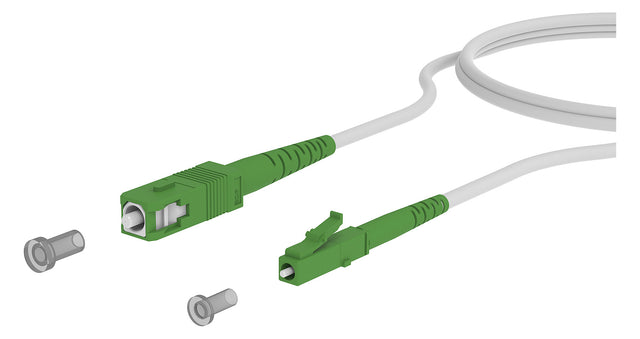 METZ CONNECT LWL-Patchkabel SC/LC APC SM 151P7EAJAB0E OS2 20m ws