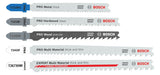 BOSCH-EW Stichsägeblatt Edst Holz Kst 2607011438 CU/Ni/Zn Stahl