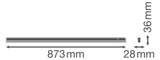 LEDVANCE LED-Lichtleiste 12W 3000K Konv LINEAR COMPACT LN COMP SWITCH 900 12 W 3