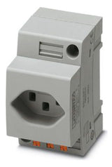 PHOENIX Steckdose REG 250V/AC 16A 2,5TE EO-J/PT CH-Norm 57,5mm IP20