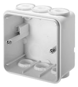 GEWISS Gehäuse AP 1f Kst ws glz Geh-UT GW95527 IP44
