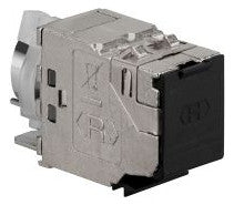 RUTENBECK Modular-Buchse Cat6A Feldkonf UM-Cat.6A iso 25/10G Schirm rnd litz