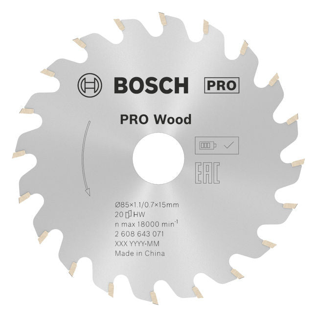 BOSCH-EW Kreissägeblatt  85mm 2608643071