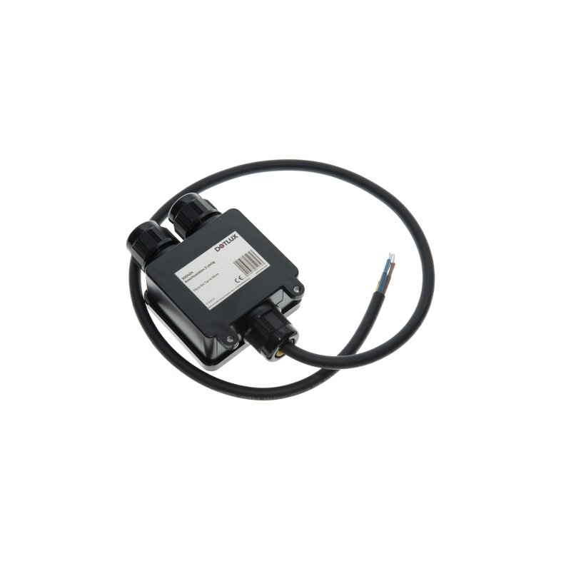 DOTLUX Anschlussdose sw 3p 110mm Terra 55cm 300424