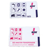 NZR RFID-Transponder Kst 85,6x0,8x54mm RFID Transponderkundenkarte für 60g