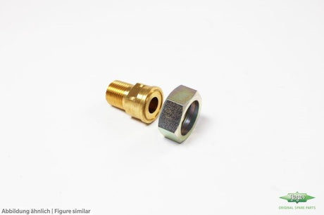 Adapter mit Aussengewinde 1/2"-14 NPTF für Sicherheitsventilanschluss