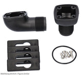 Ablaufstutzen-Set G 3/4" Winkel + Gerade für DF 011C/D - DF 033C/D, ab 2006