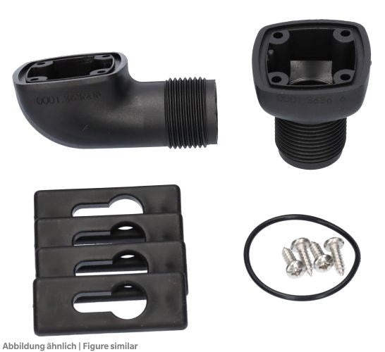 Ablaufstutzen-Set G 3/4" Winkel + Gerade für DF 011C/D - DF 033C/D, ab 2006