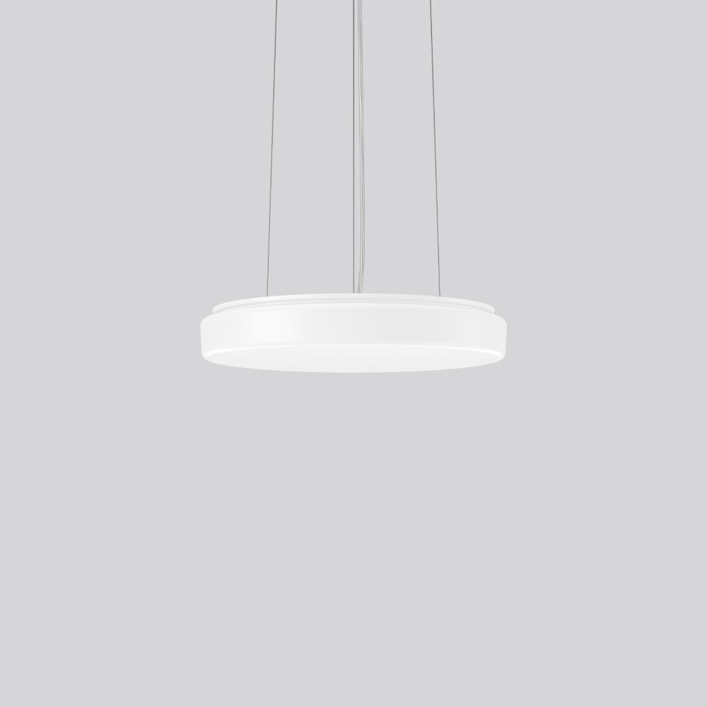 RZB LED-Pendelleuchte 1LED 3000K 2000lm FLAT POLYMERO KREIS 312089.002.2.76 Konv