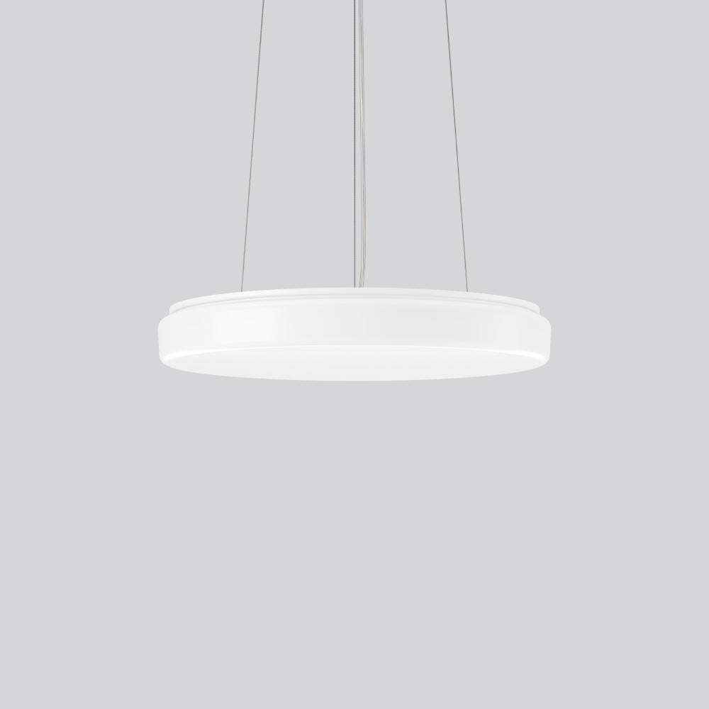 RZB LED-Pendelleuchte 1LED 4000K 2200lm FLAT POLYMERO KREIS 312090.002.4.76 Konv