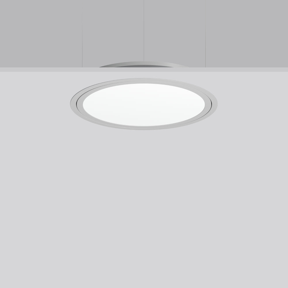 RZB LED-Deckeneinbauleuchte 48W 3000K si TRIONA 312419.004.12 4650lm Konv DALI