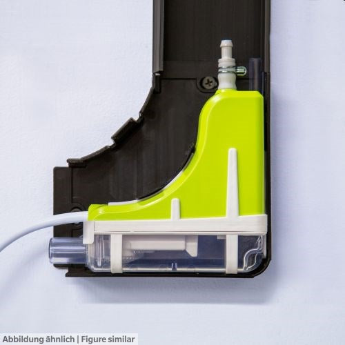 Aspen silent+ Mini Lime Systempumpe APG mit Eckkanal Kwix Fix schwarz B80xH60mm