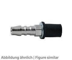 Selbstdichtender Stutzen Ø 6mm zwischen Druckschlauch und Ablaufrohr (Set 5Stk.)