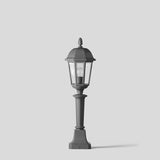 BEGA LED-Podestleuchte 7W IP44 E27 3000K Brügge 31559K3 805lm graphit Alu
