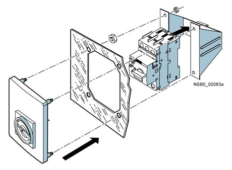 SIEMENS Haltevorrichtung 3RV1923-4G